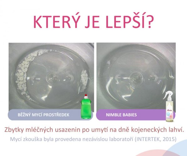 Nimble Odstraňovač mléka z kojeneckých lahví