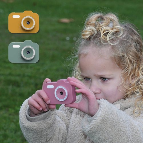 Zazu FUN - Dětský digitální fotoaparát - žlutý