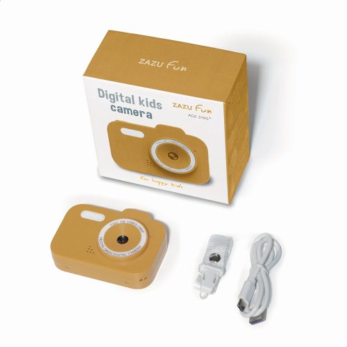 Zazu FUN - Dětský digitální fotoaparát - žlutý