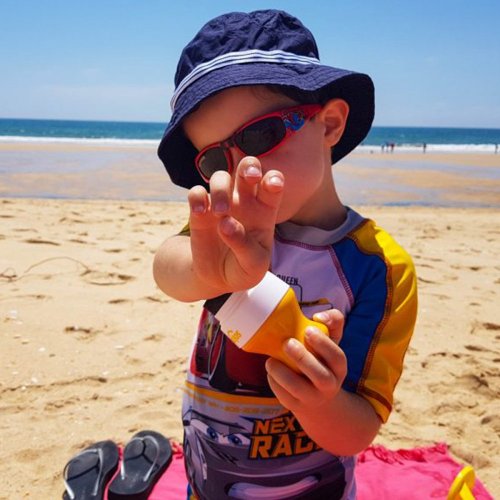 Solar Buddies Aplikátor opalovacího krému - modrý