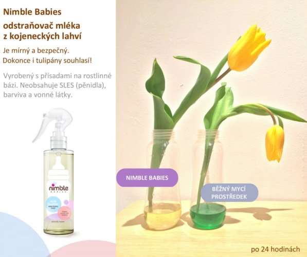 Nimble Odstraňovač mléka z kojeneckých lahví