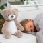 Zazu Medvídek BRODY hnědošedý - sleeptrainer s melodiemi a nočním světlem