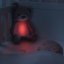 Zazu Medvídek BRODY růžový - sleeptrainer s melodiemi a nočním světlem