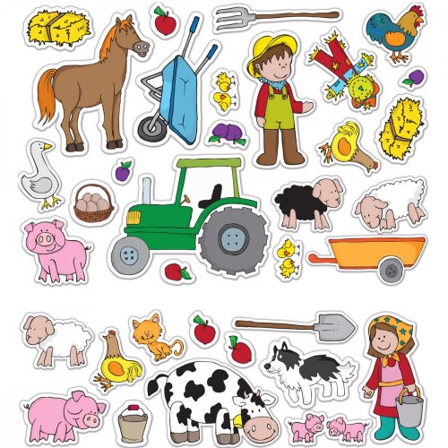 Fiesta Crafts Zábavné přelepky - Farma