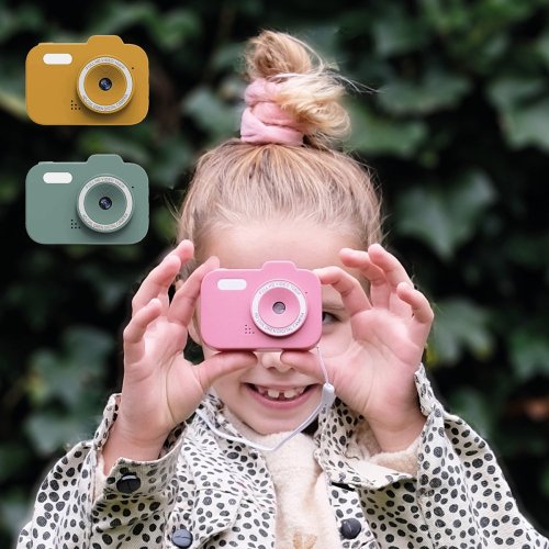 Zazu FUN - Dětský digitální fotoaparát - žlutý