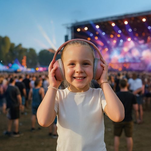Zazu EARMUFFS růžové - 2v1 dětské chrániče sluchu