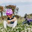 Mini Hornit Dětská přilba s blikačkou - Jednorožec vel. S