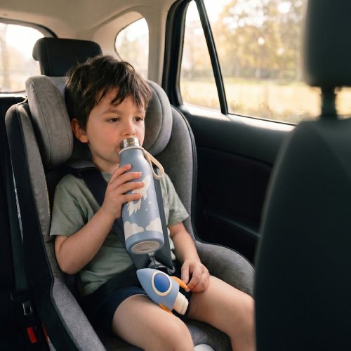Zazu Dětská termoláhev 400 ml - Koala