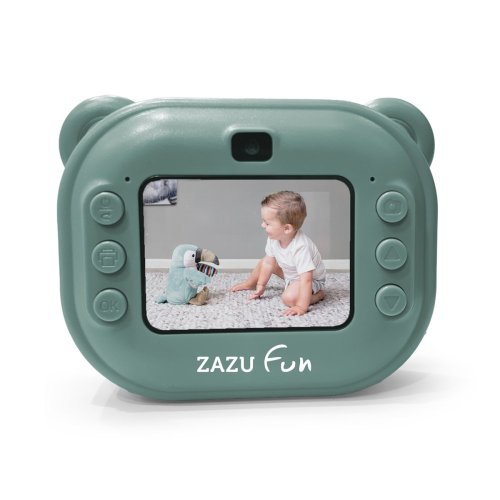 Zazu FUN - Dětský instantní fotoaparát - zelený