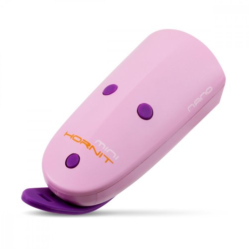 Mini Hornit NANO Zábavná houkačka se světlem - růžová
