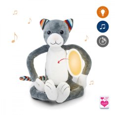 Zazu Kočička KATIE - plyšové noční světlo s melodiemi