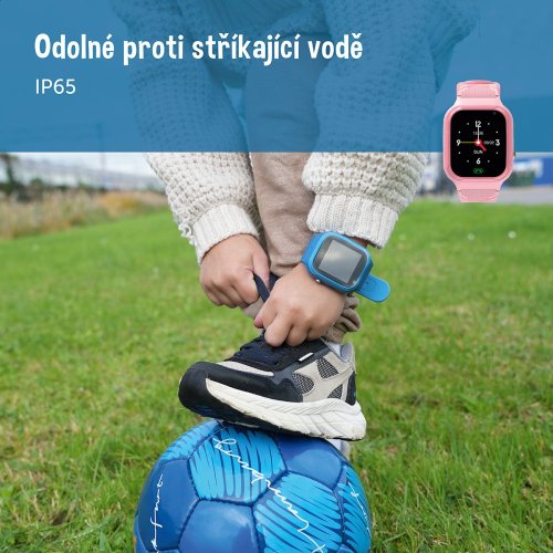 Zazu Dětské chytré hodinky 4G  - modré