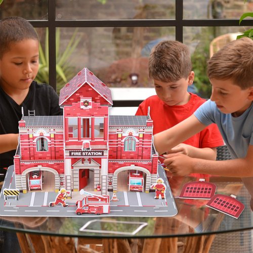 Fiesta Crafts 3D puzzle - Hasičská stanice