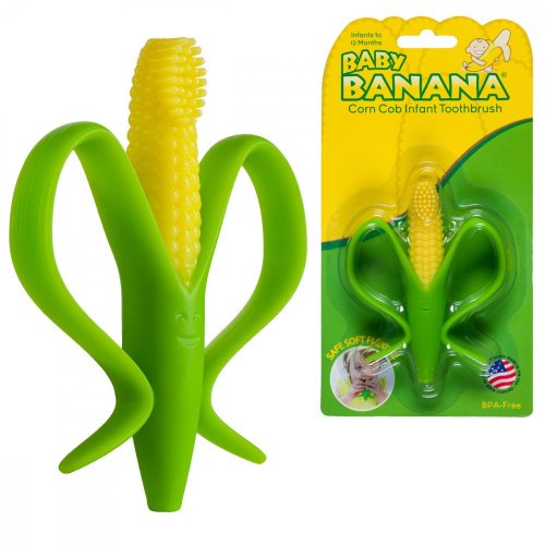 Baby Banana První kartáček - Kukuřice