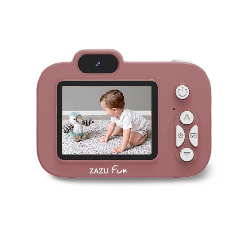 Zazu FUN - Dětský digitální fotoaparát - růžový