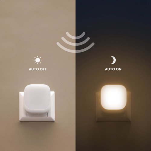 Zazu SOCKET růžové - noční světlo do zásuvky se senzorem soumraku